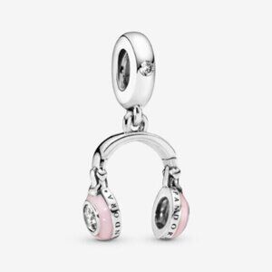 Pandora earphone strap pink Charm